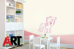  Pony  festősablon stencil
