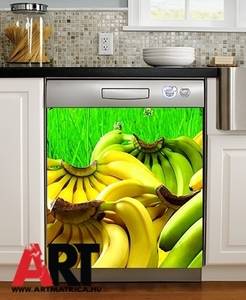  Banán gyümölcs mosogatógép öntapadós matrica