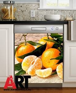  Mandarin gyümölcs mosogatógép öntapadós matrica