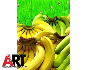 Banán gyümölcs Mosogatógép mágnes matrica 1