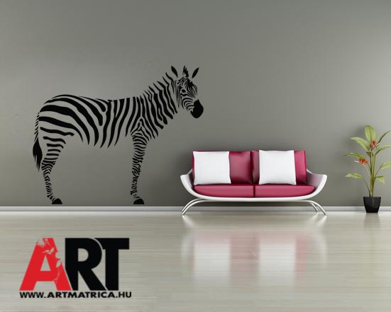 Zebra festősablon stencil 0