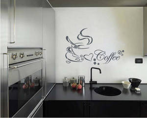 Kávéscsésze felirat festősablon stencil 0