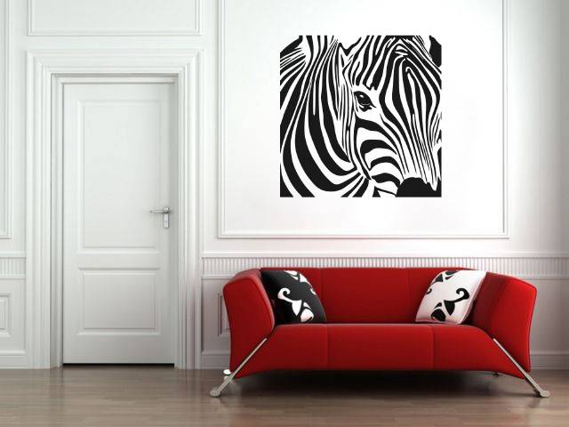 Zebra kép falmatrica 0