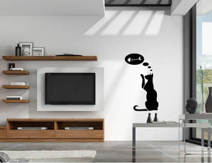  Álmodozó macska festősablon stencil