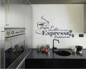  Kávéscsésze felirat festősablon stencil