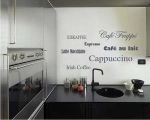  Kávé feliratok festősablon stencil